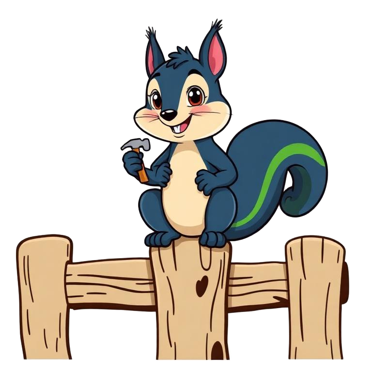 FenceSquirrel mascot